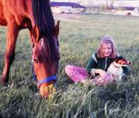 Anne with Skippy and Scooby Do